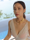 MISSLEG蜜丝  苏梅岛旅拍众筹系列 L002 透视白纱 乔依琳(41)